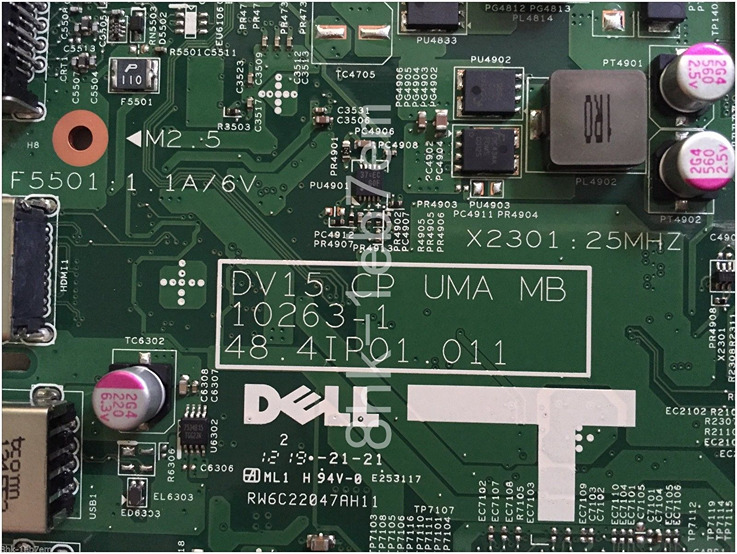 Dell Inspiron N5040 Intel Motherboard CN-0X6P88 0X6P88